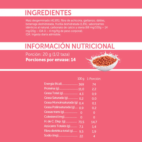 Cereal Mizos Frutilla 20gr