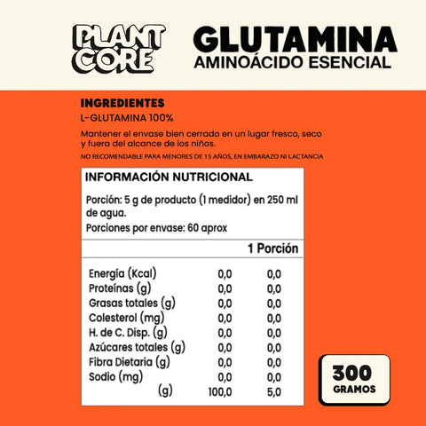 Glutamina 300gr