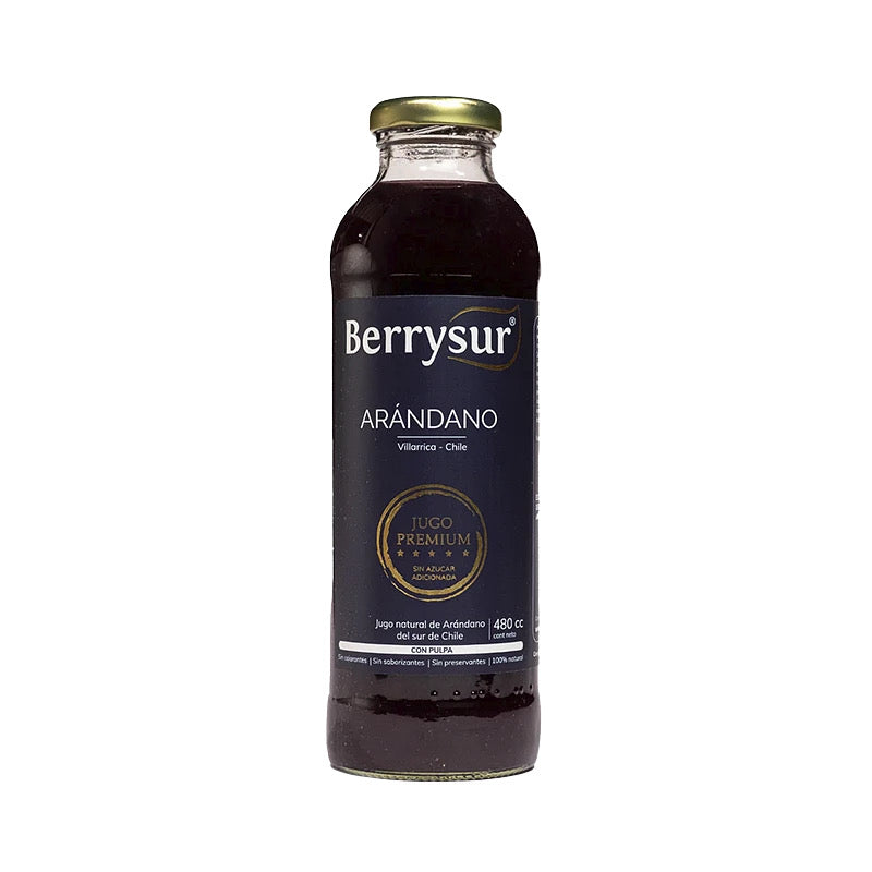 Jugo de Arándano 480cc - Berrysur