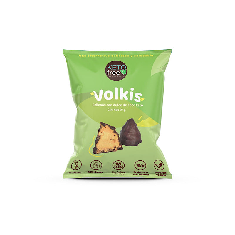 Volkis Rellenos con Dulce de Coco - Keto Free