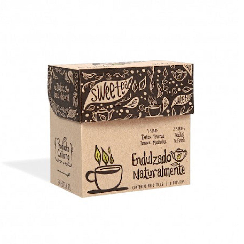 Caja de Tes Surtidos con Stevia 10 Sobres - Sweetea