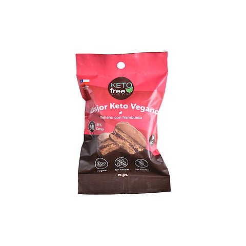 Alfajor Keto Relleno con Frambuesa - Keto Free