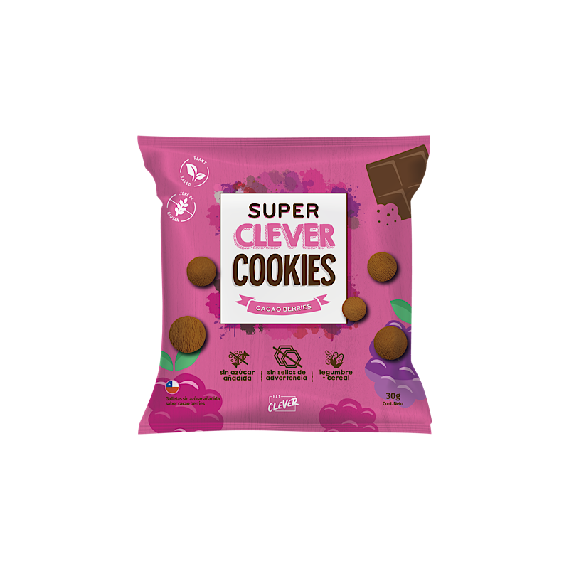 Super Clever Cookies Cacao Berries 30grs