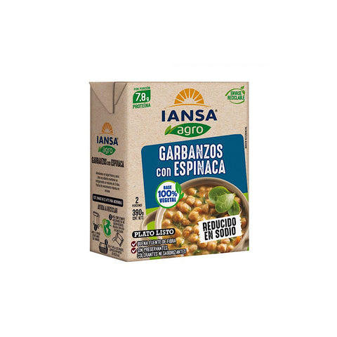 Garbanzos con Espinaca