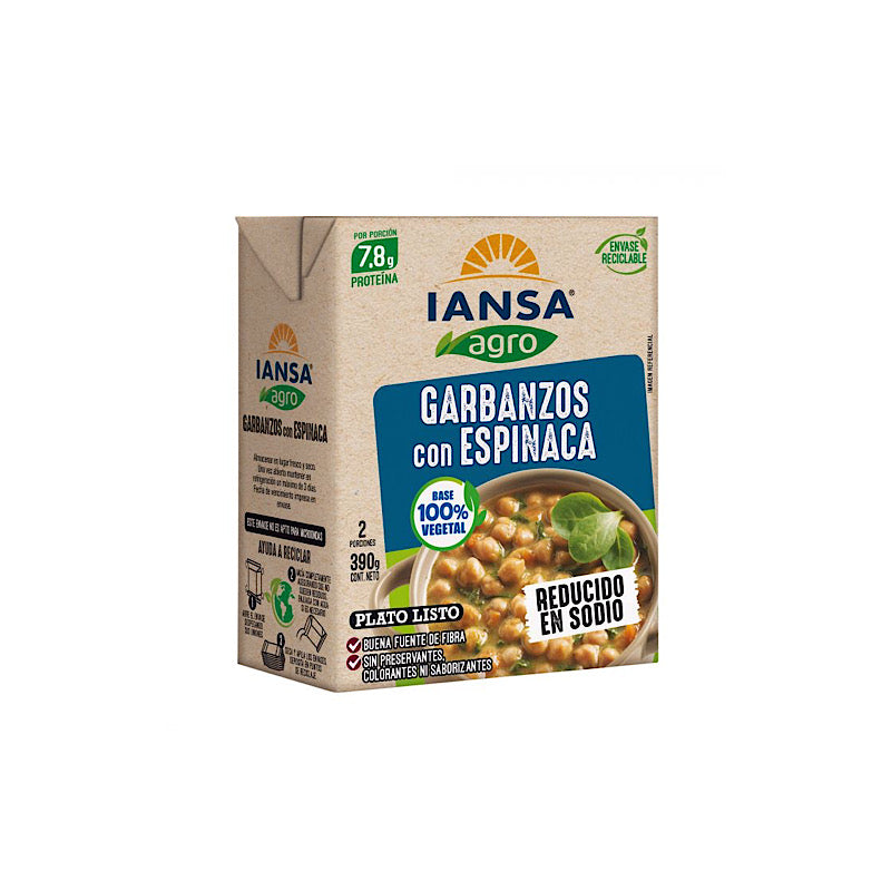Garbanzos con Espinaca - Iansa Agro