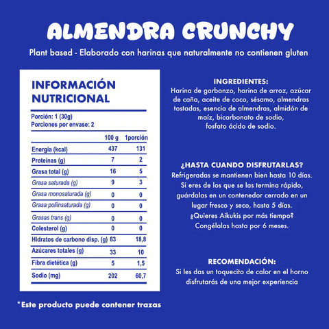 Aikuki Almendra Crunchy 1uni
