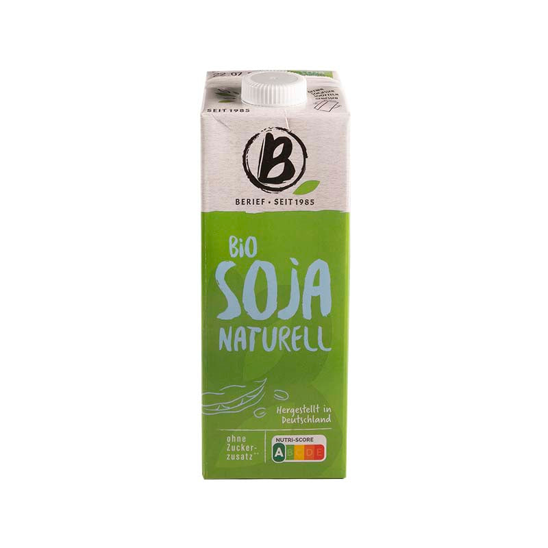 Alimento Liquido de Soya Sin Azúcar Orgánico - Berief