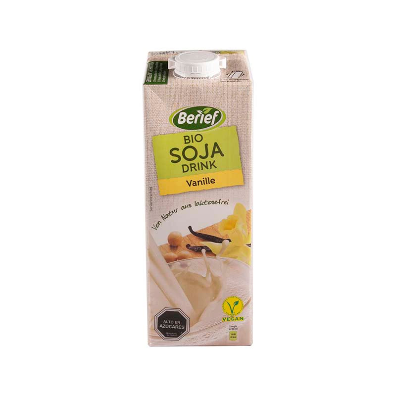 Alimento Liquido de Soya Vainilla Orgánico - Berief