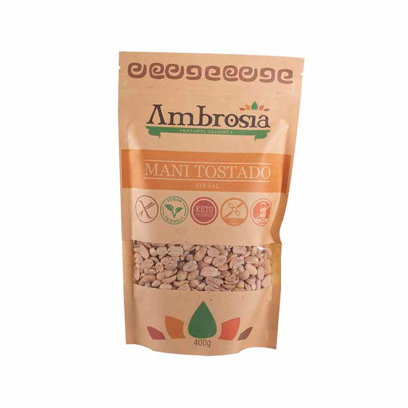 Maní Tostado 400grs - Libre de Gluten - Ambrosia