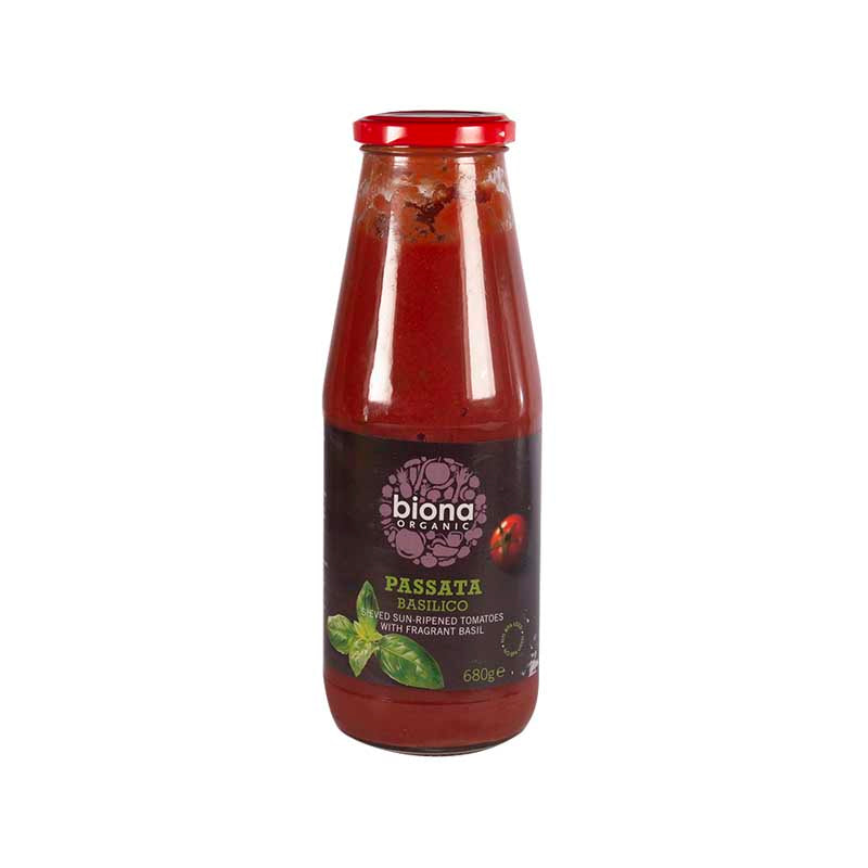 Salsa de tomate con albahaca orgánica - Biona