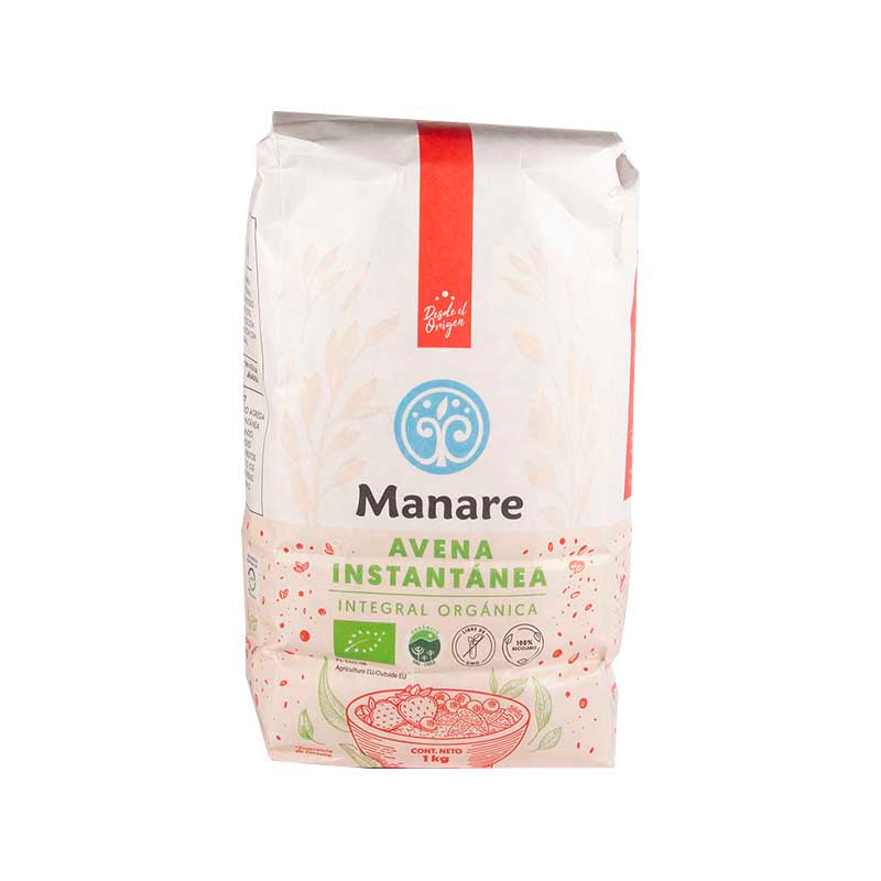 Avena Instantánea Integral Orgánica - Manare