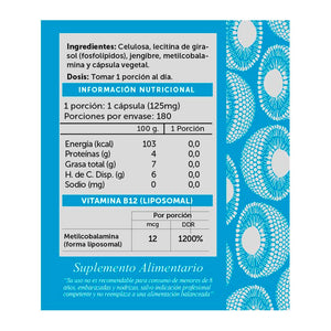 Vitamina B12 Plus Liposomal - 180 Cápsulas - WellPlus | ESTACION NATURAL