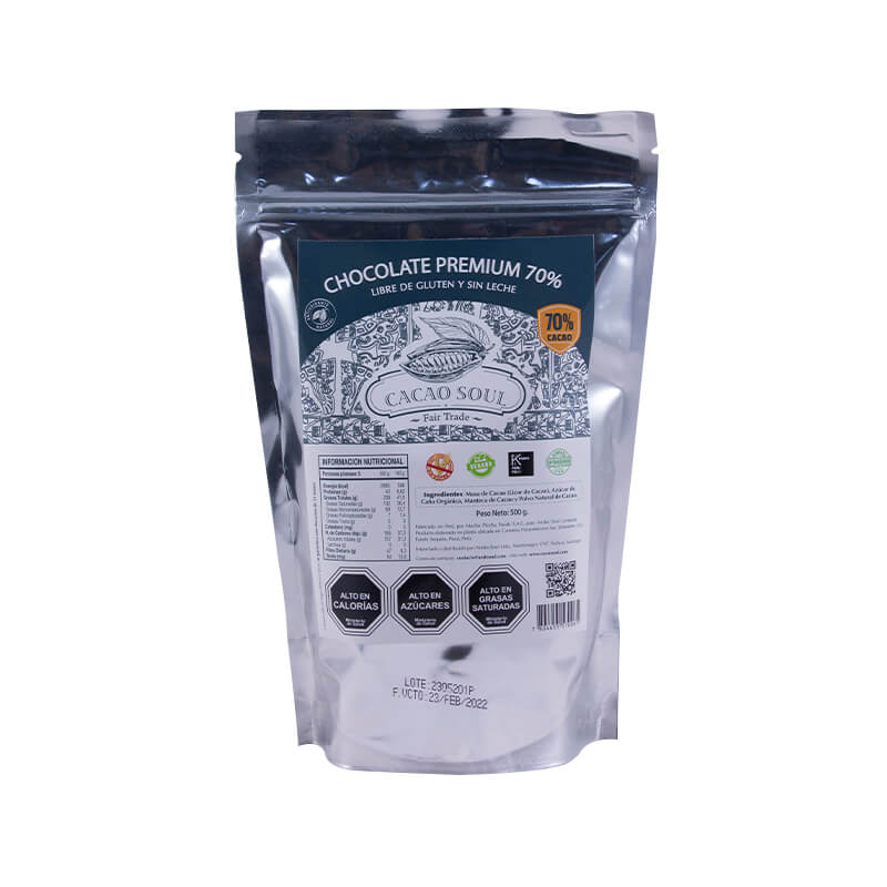 Cobertura de Chocolate 70% Cacao - Cacao Soul