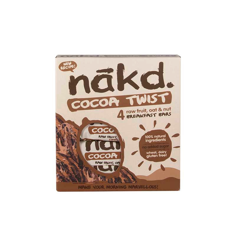 Multipack 4 Barras Cocoa Twist - Nakd