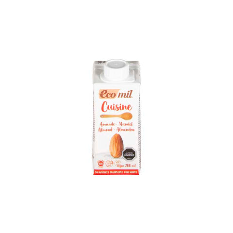 Crema de Almendra sin Azúcar Orgánica 200ml - ECO MIL