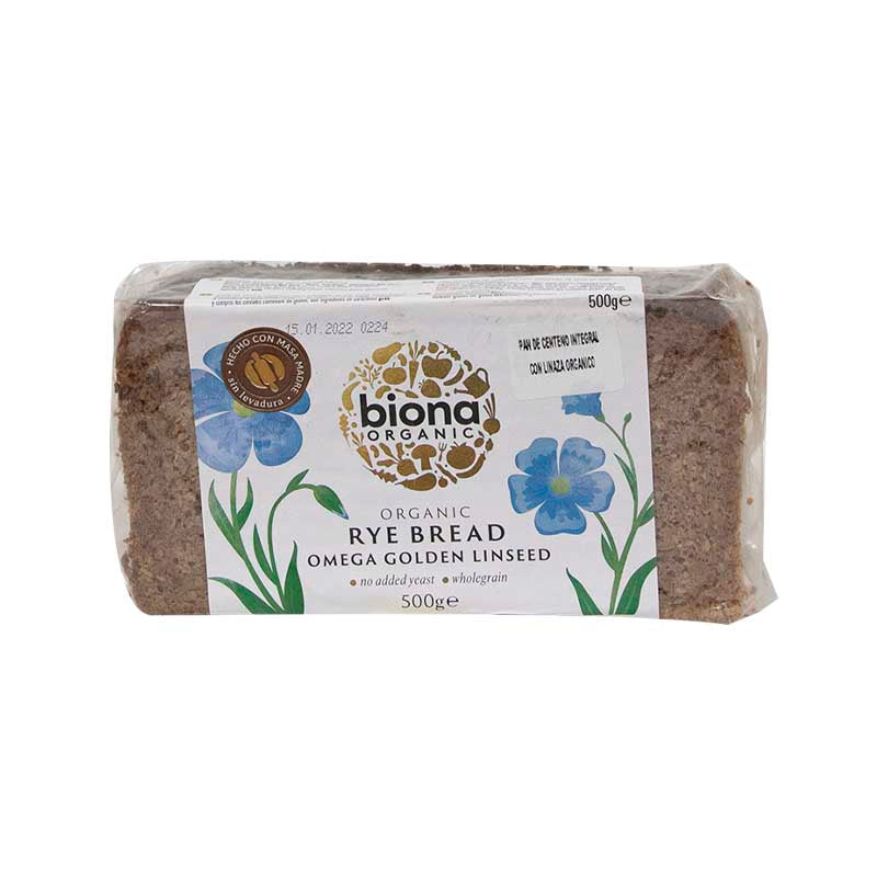 Pan de masa madre de Linaza Orgánico - Biona