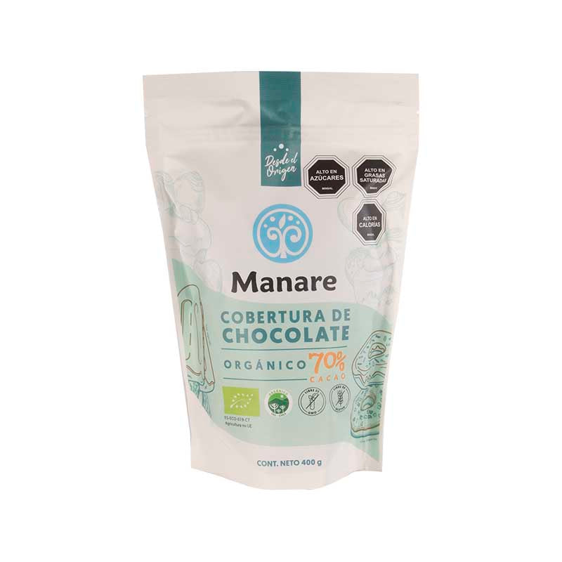 Cobertura de Chocolate Orgánico 70% Cacao - Manare