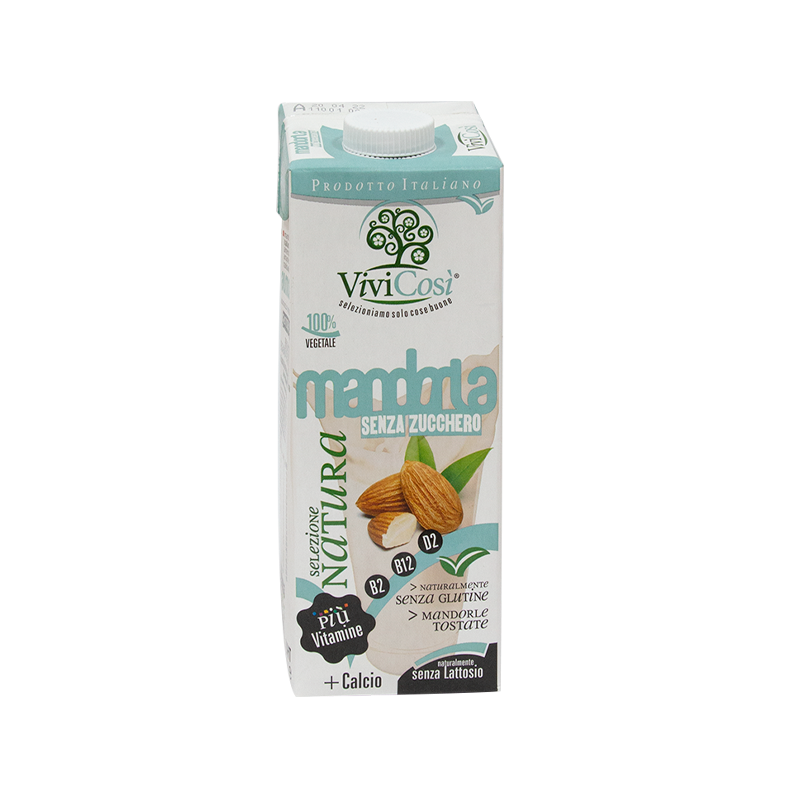 Alimento Liquido de Almendra sin Azúcar - Vivicosi