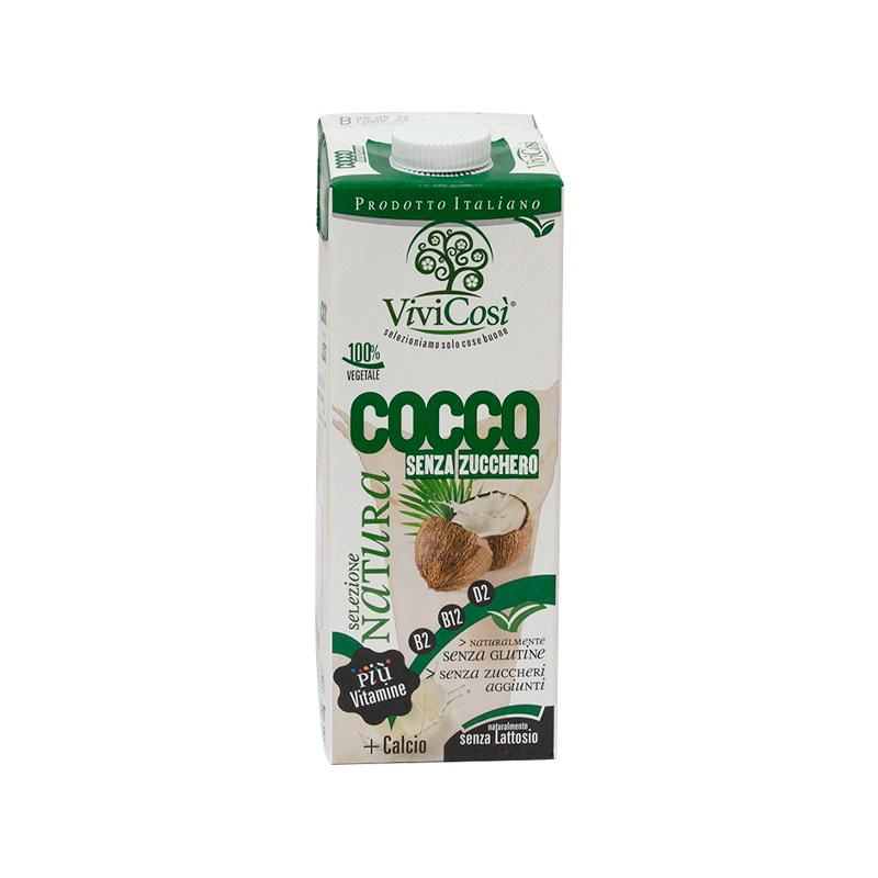 Alimento Liquido de Coco sin Azúcar - Vivicosi