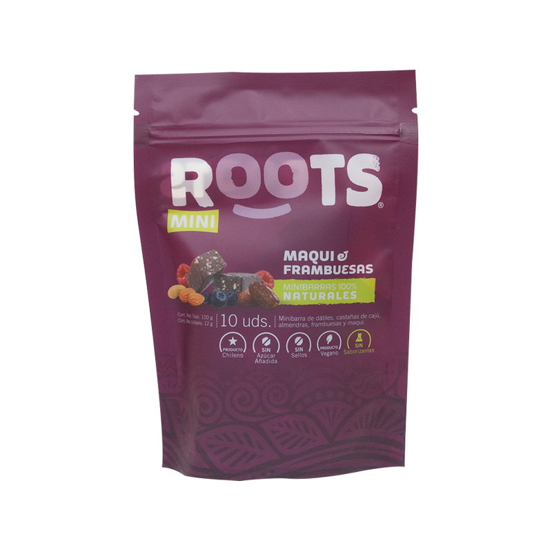 Mini Roots Maqui y Frambuesas 10uni - Roots