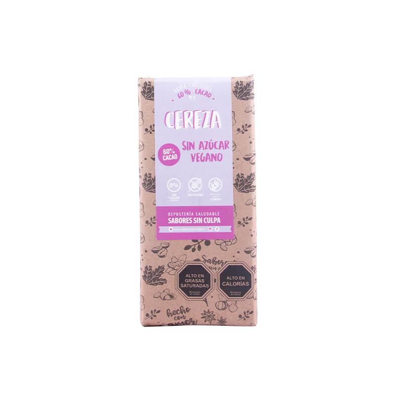 Barra de Chocolate & Cereza - Sabores sin Culpa