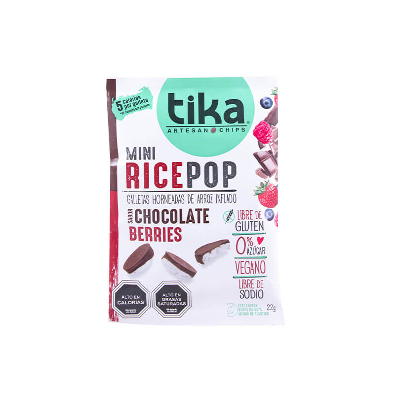 Tika Mini Rice Pop Chocolate Berries