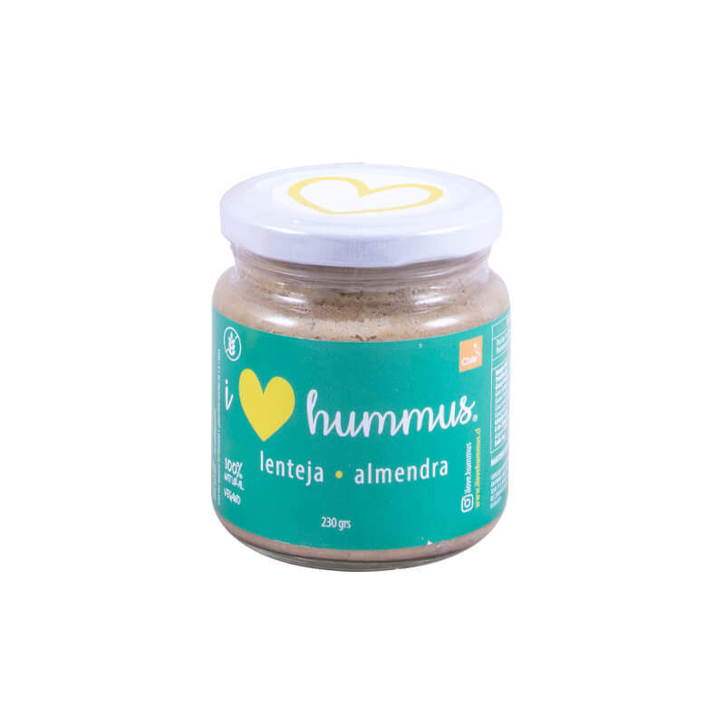 Hummus Lenteja - Almendra - Love Co