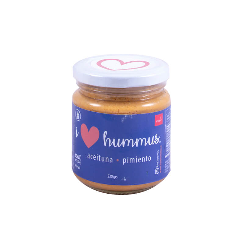 Hummus Aceituna - Pimiento - Love Co