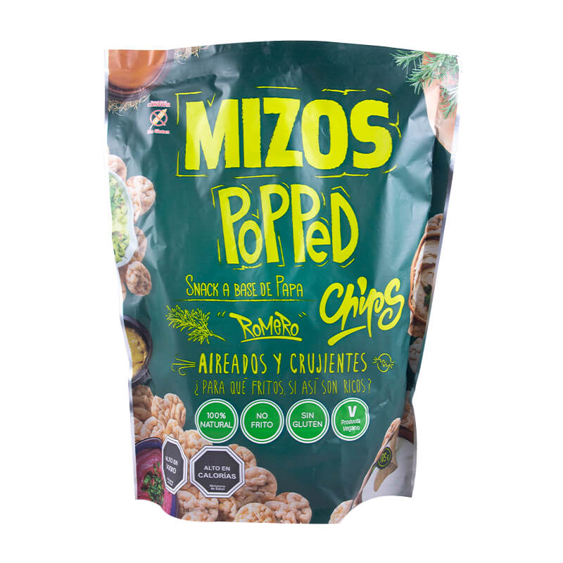 Mizos Popped Chips de Papa con Romero