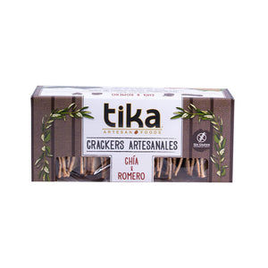 Tika Crackers Chia & Romero | ESTACION NATURAL