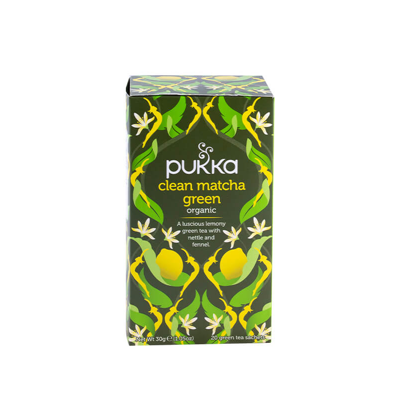 Infusión Orgánica Clean Matcha Green - Pukka