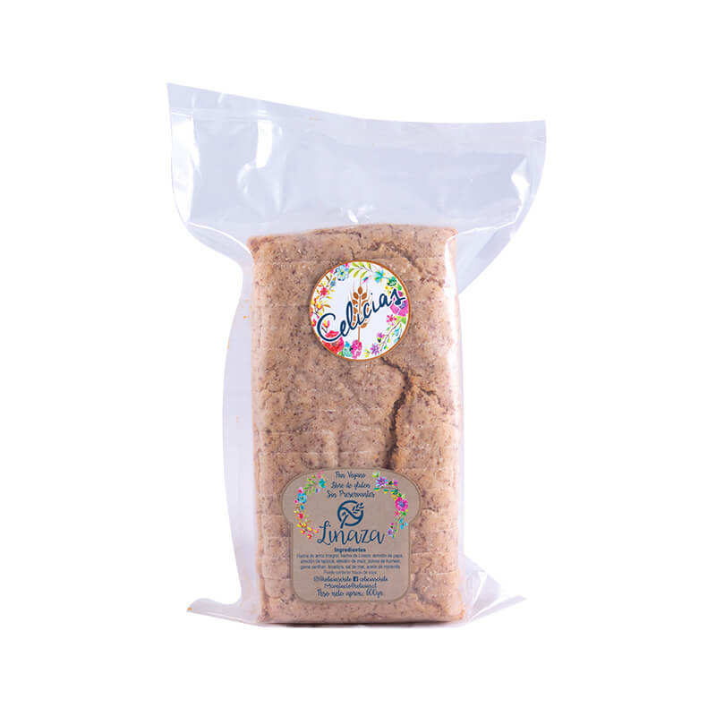Pan de Linaza Sin Gluten y Vegano - Celicias