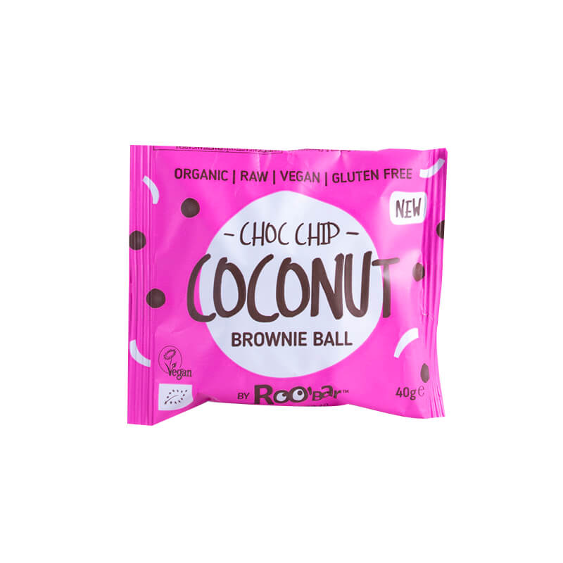 Brownie Ball Choco Chip Coco Orgánico - Roobar