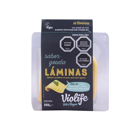 Sucedáneo Queso Vegano Gouda en Láminas