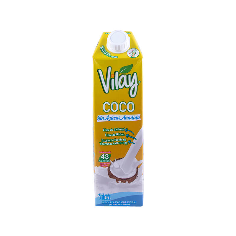 Bebida Vegetal Coco sin Azúcar - Vilay