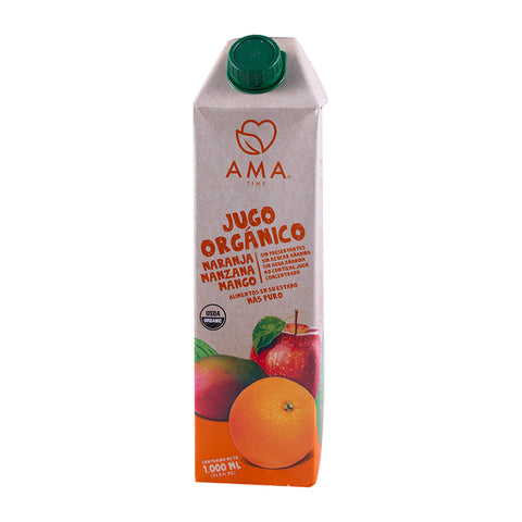 Jugo Orgánico Naranja Manzana Mango