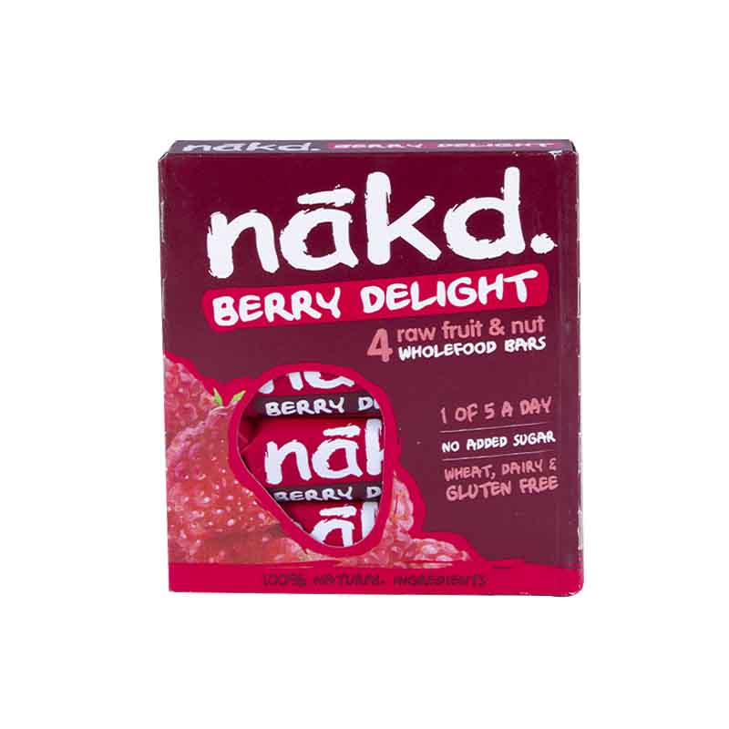 Multipack 4 Barras Berry Delight - Nakd