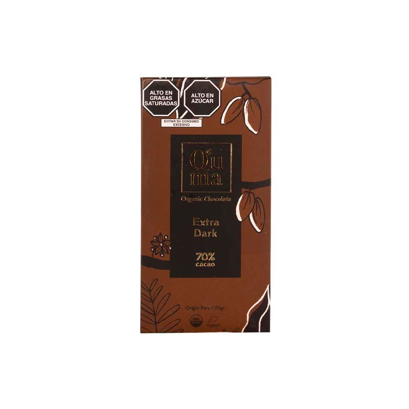 Barra de Chocolate Extra Dark 70%  - Quma