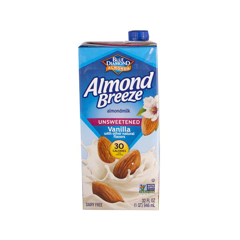 Alimento Liquido Almendra Vainilla Sin Azúcar - Almond Breeze