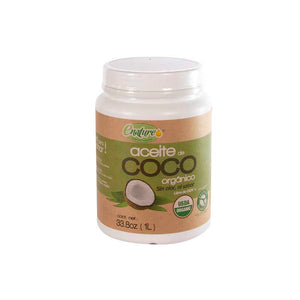 Aceite de Coco Orgánico sin olor ni sabor 1LT - Enature | ESTACION NATURAL