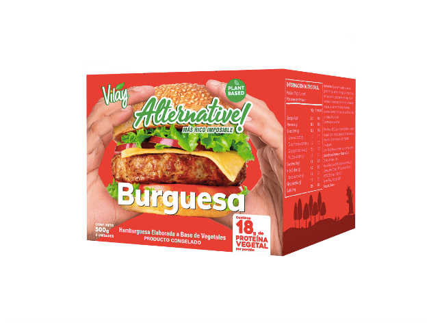 Burguesa Alternative 500 g (5un) - Vilay