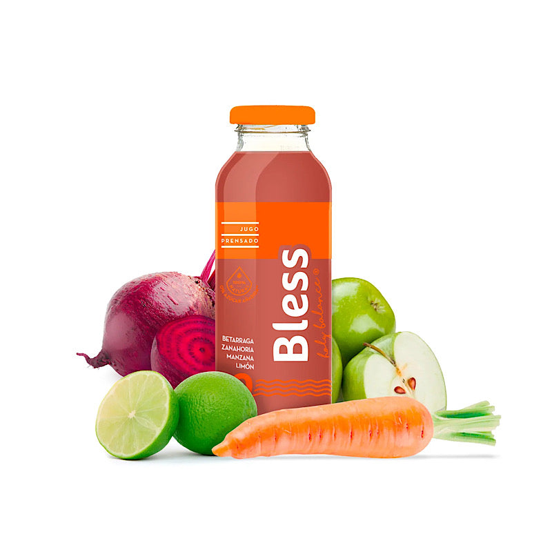 Jugo Betarraga, Zanahoria y Manzana 300ml - Bless
