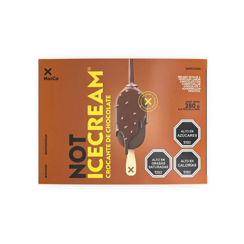 Not Icecream Crocante de Chocolate - Pack 4 unid.