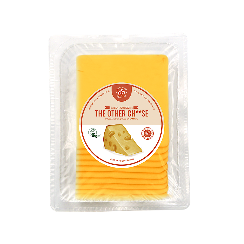 Queso Vegano en Lamina Cheddar - The other ch**se