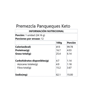 Premezcla Panqueques Keto - Ketoh Brand | ESTACION NATURAL