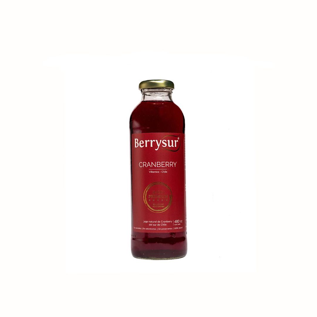 Jugo de Cranberry 480cc - Berrysur