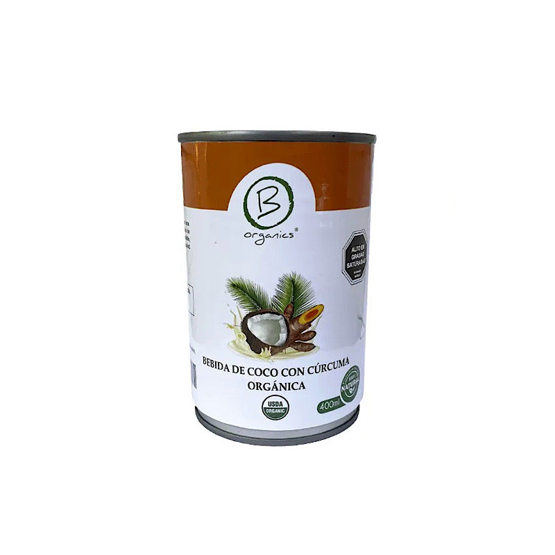 Bebida de Coco y Cúrcuma Orgánica 400 ml - Be Organics