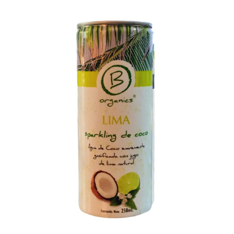 Agua de Coco Sparkling Lima - Be Organics
