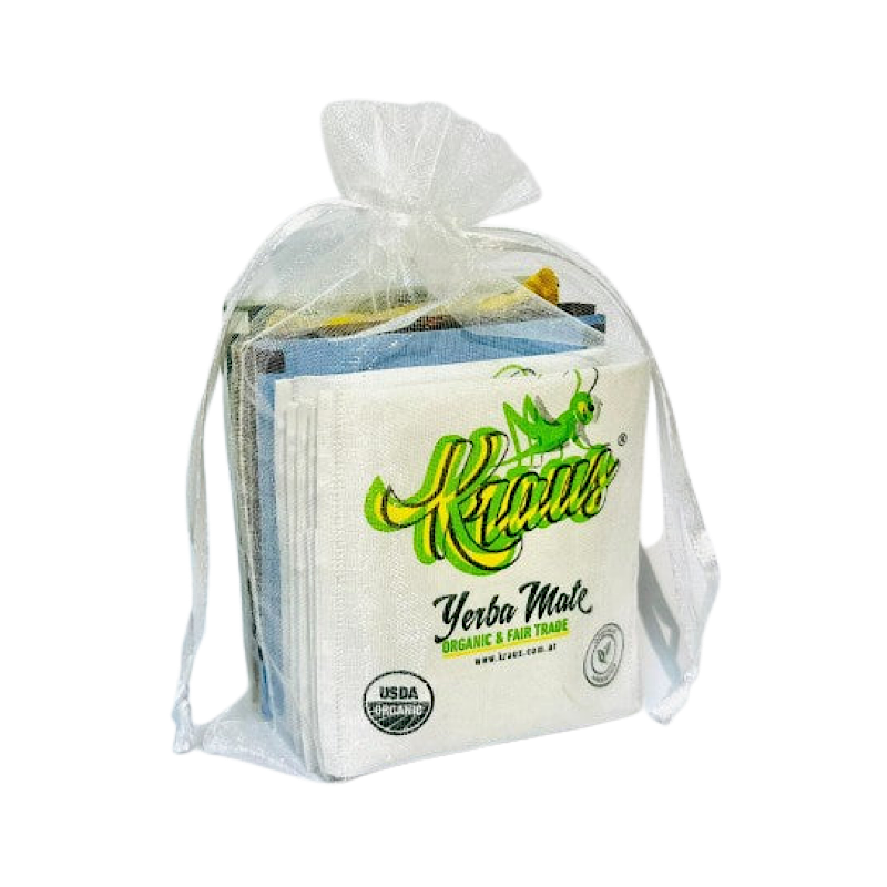 Bolsita con 5 sobres de Mate y 5 sobres de Té variados - Clipper