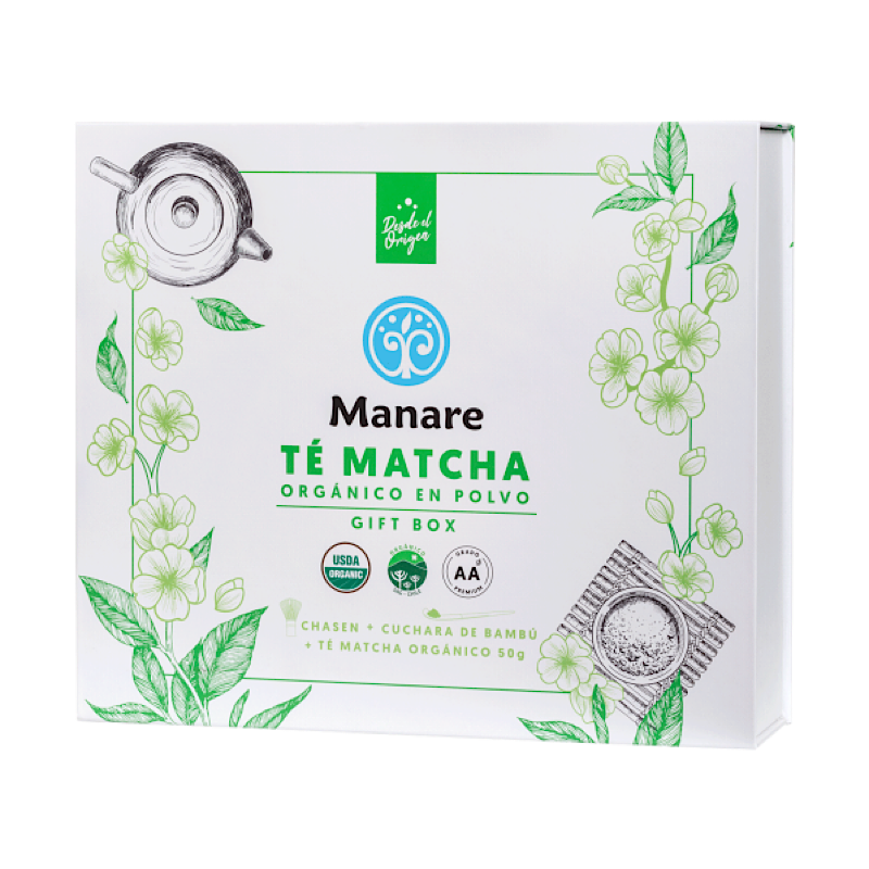 Té Matcha Gift Box Orgánico - Manare